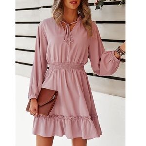 AutumnV Neck Dress NEW